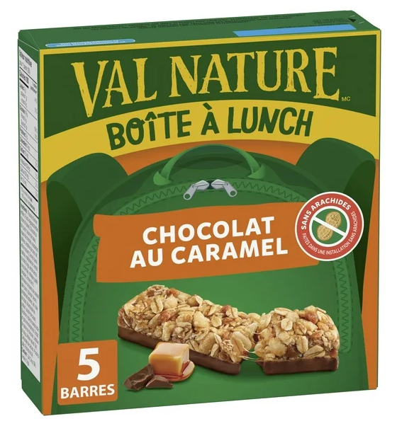 Nature Valley Lunchbox Granola Bars, Caramel Chocolate, 5ct, 130g - CanadaGroceryStore