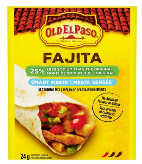 Old El Paso Smart Fiesta Fajita Seasoning Mix, 24g