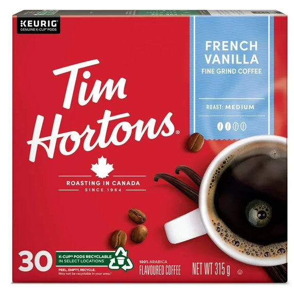 Tim Hortons French Vanilla Keurig K-Cup 30ct, 315g