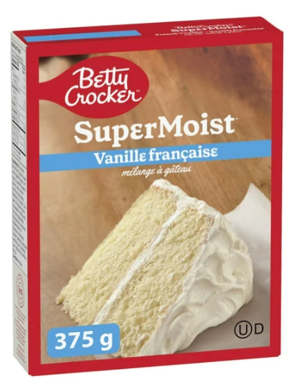 Betty Crocker Super Moist French Vanilla Cake Mix, 375g