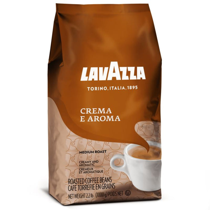 Lavazza Crema E Aroma Whole Bean Coffee Blend Medium Roast 35.2 Ounce Each 2 Bag - CanadaGrocery