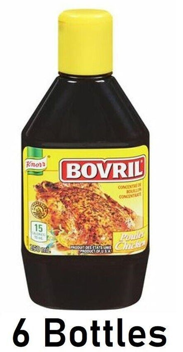 Knorr Bovril Concentrated Liquid Stock Chicken 250ml 6 Bottles - CanadaGrocery