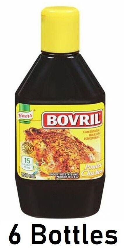 Knorr Bovril Concentrated Liquid Stock Chicken 250ml 6 Bottles - CanadaGrocery