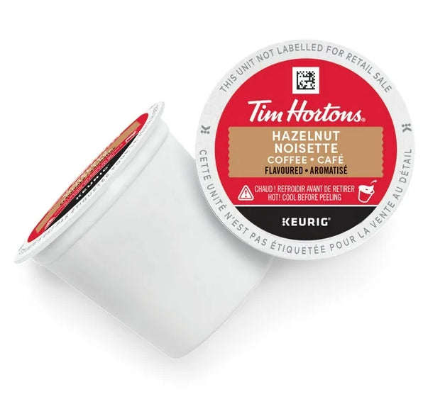 Tim Hortons Hazelnut Light Medium Roast Coffee, Keurig K-Cups, 12ct, 120g