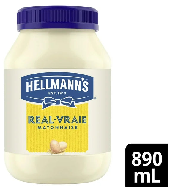 Hellmann's Real Mayonnaise, 890 mL