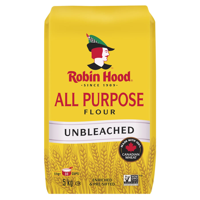 Robin Hood All Purpose Unbleached Flour 5kg bag