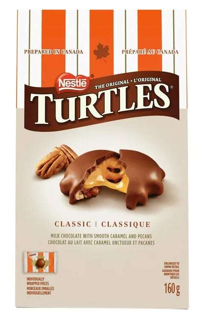 Nestle Turtles Classic Recipe Chocolates Share Bag, 160g