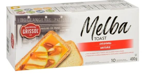 Boulangerie Grissol Melba Toast Plain, 10pc, 400g