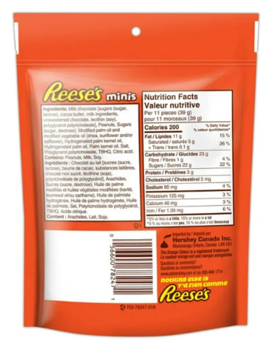 Reese's Minis Peanut Butter Cups Candy, 210g