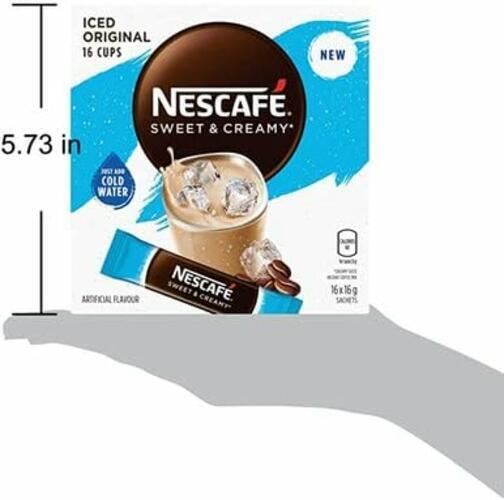 Nescafe Sweet & Creamy Iced Coffee, Instant Coffee Sachets, 16x16g - CanadaGrocery