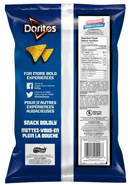 Doritos Cool Ranch Flavored Tortilla Chips, 235g