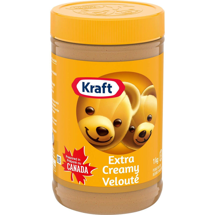 Kraft Extra Creamy Peanut Butter, 1KG