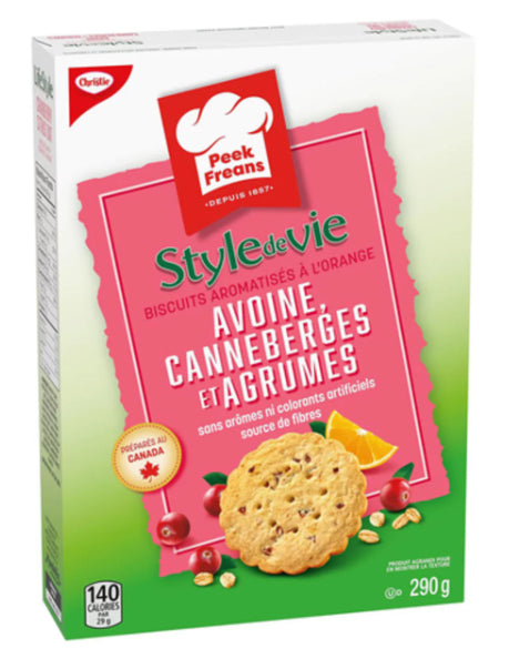 Peek Freans Oat Biscuits Lifestyle Cranberry Citris 290g