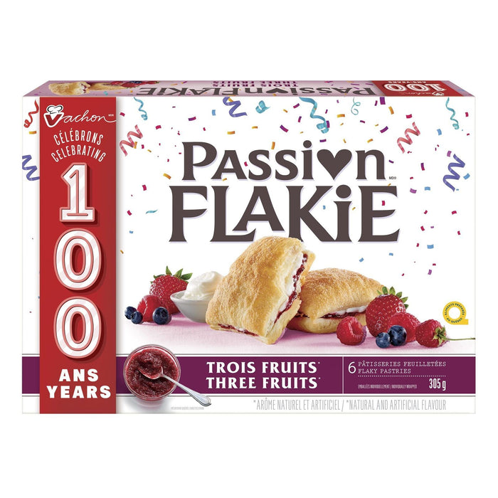 Vachon Passion Flakie, Three Fruits, 305g Box