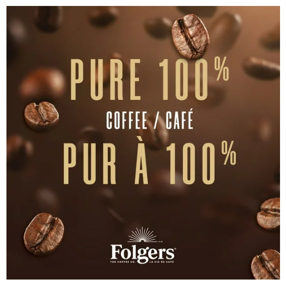 Folgers Classic Medium Roast K-Cup Coffee Pods, 12 Count, 96g