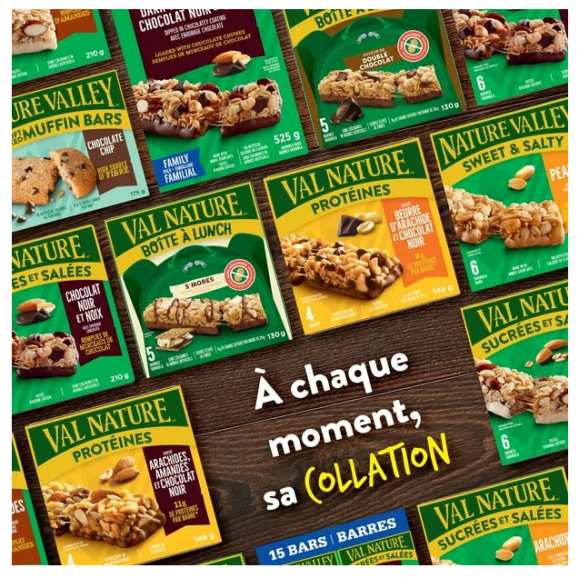 Nature Valley Lunchbox Chocolate Chip Granola Bars, 5 Bars x 26g, 130g