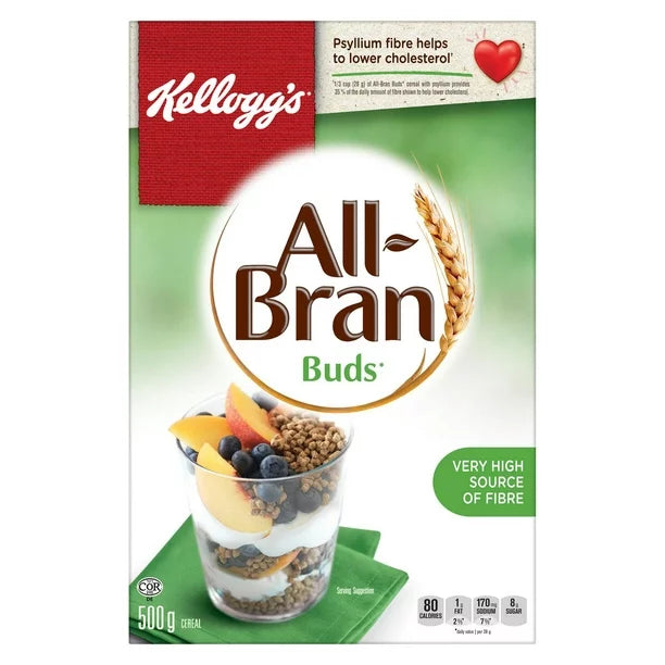 Kellogg's All Bran Buds Cereal 500g/17.6oz