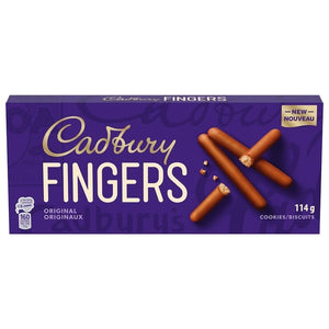 Cadbury Fingers Original Chocolatey Cookie Biscuits, 114g