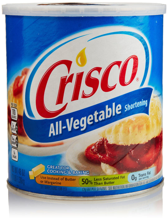 Crisco, All-Vegetable Shortening, 48 oz - CanadaGrocery