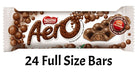 Nestle Aero Chocolate Bars Full Size 42g Each 24 Count - CanadaGrocery