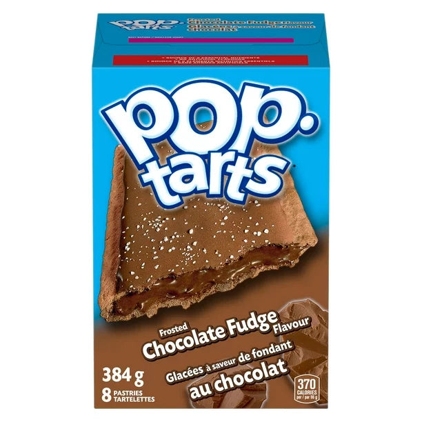 Kellogg's Pop Tarts Frosted Chocolate Fudge 8 Pastries 400g/14.11oz