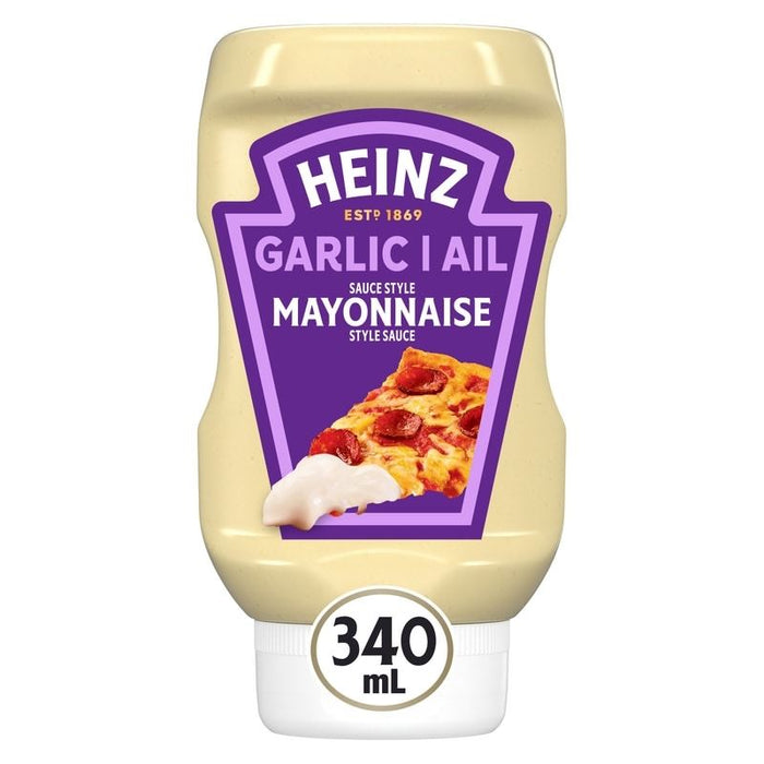 Heinz Garlic Mayonnaise Style Sauce, 340mL