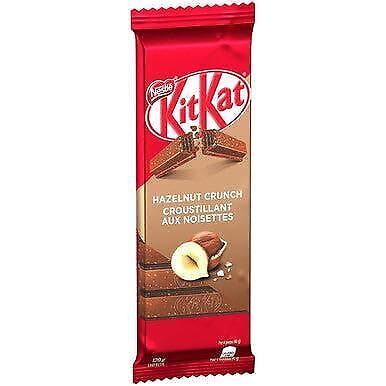 Nestle Kitkat Hazelnut Crunch Wafer Bar 120g/4.2oz Each 10 Large Bars