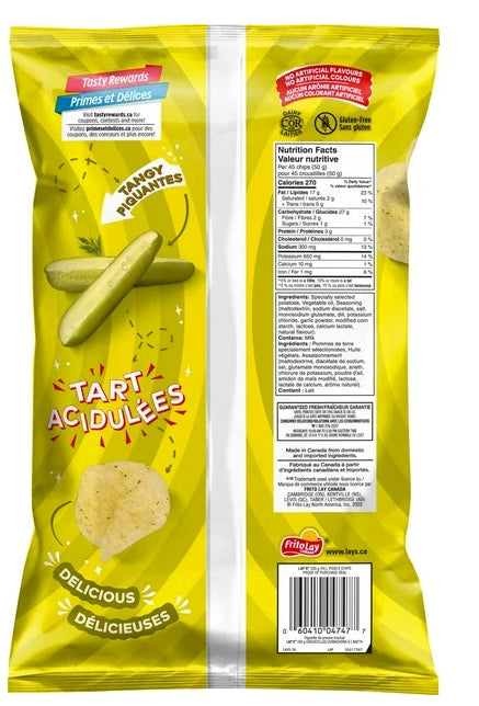 Lay's Dill Pickle Flavored Potato Chips, 235g