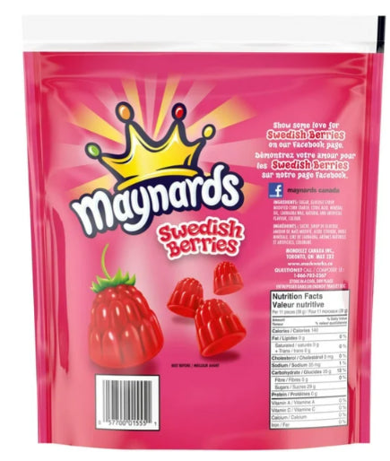 Maynards Swedish Berries Gummy Candy, 816g