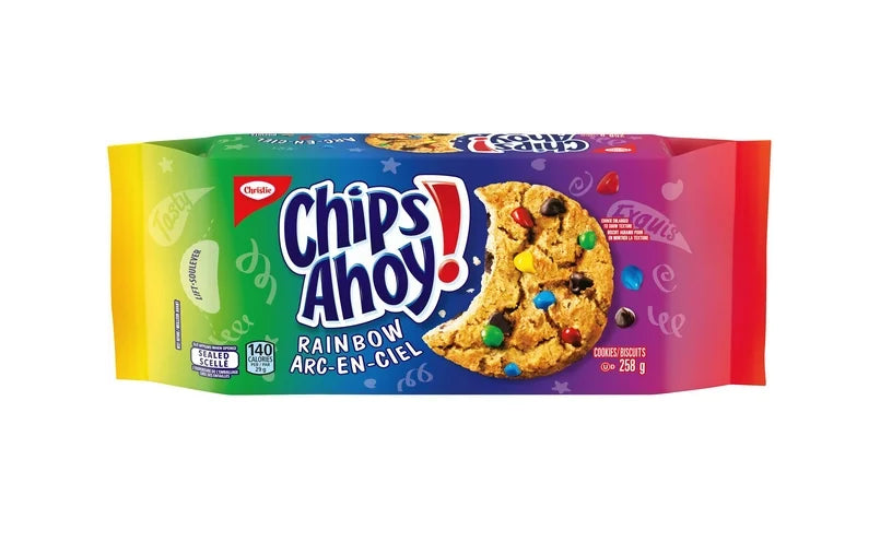 Chips Ahoy Rainbow Chocolate Chip Cookies, 258g/9.1oz