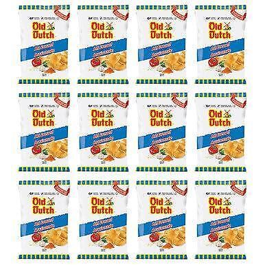 Old Dutch Potato Chips All Dressed Flavor 1.4oz Each 12 Mini Bags