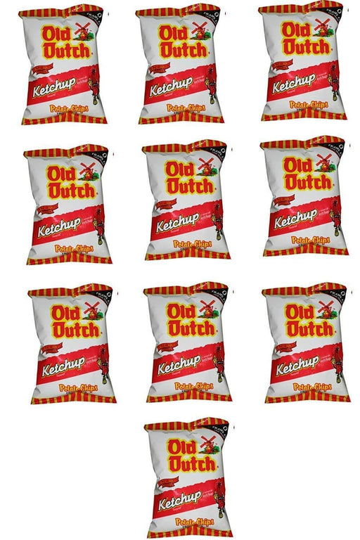 Old Dutch Ketchup Chips 40G Mini Bags, 10 BAGS - CanadaGrocery