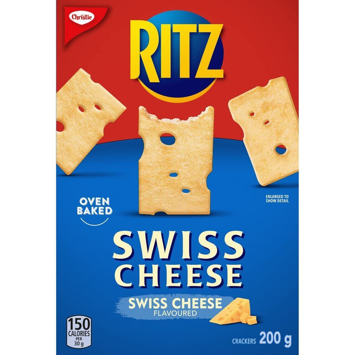 Christie RITZ SWISS CHEESE Crackers, 200g/7.1oz.