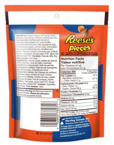 Reese's Pieces with Caramel Flavored Chocolate Candy, 170g