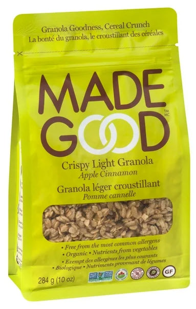 MadeGood Apple Cinnamon Crispy Light Granola 284g