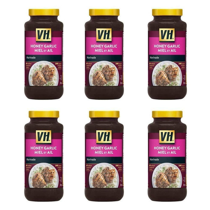 VH Honey Garlic Marinade Cooking Sauce, 341mL/11.5oz, 6 Jars {Canadian Product}