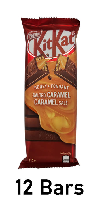 Nestle Kit Kat Gooey Salted Caramel Chocolate Wafer Bar 120g Each 12 Bars