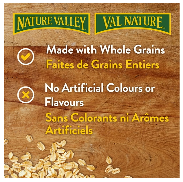 Nature Valley Crunchy Granola Bars, Oats 'n Dark Chocolate, 5ct, 210g - CanadaGroceryStore