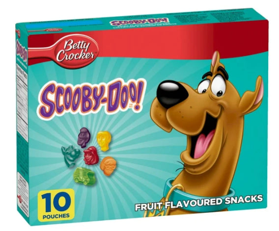 Betty Crocker Scooby-Doo Fruit Flavored Snacks, 10 Pouches, 226g