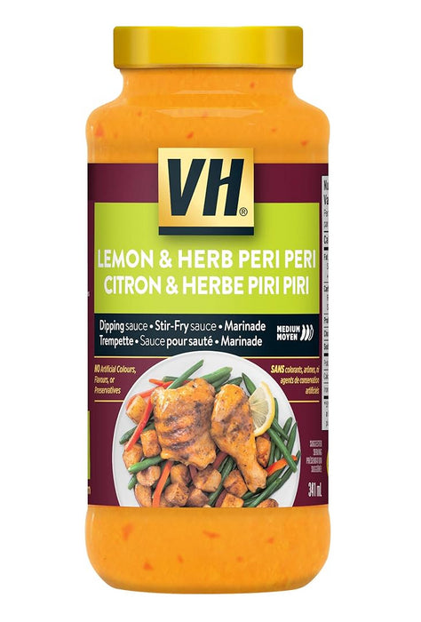 VH Lemon and Herb Peri Peri Sauce, 341ml/11.5 floz