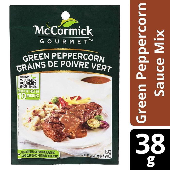 McCormick Gourmet Sauce Mix, Green Peppercorn, 38g/1.3oz