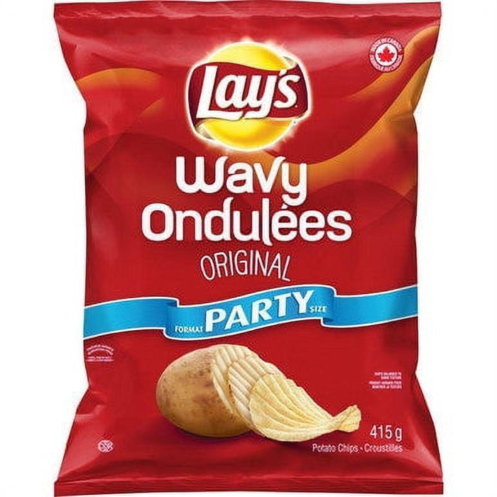 Lay's Wavy Original Potato Chips 415g/14.6oz