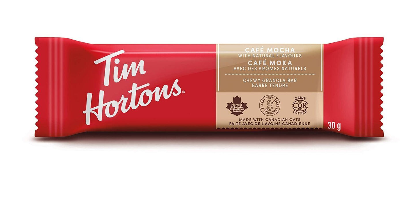 Tim Hortons Cafe Mocha Granola Bars, 150g/5.25oz