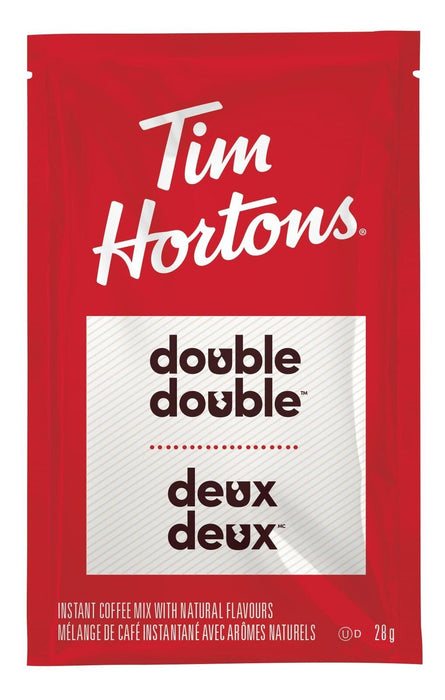 Tim Hortons Double Double Instant Coffee Mix, 8x28g/1oz.