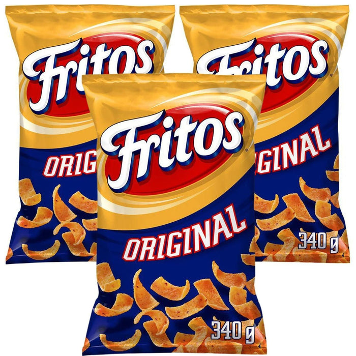 Fritos Original Corn Chips, 340g/12.3oz Each 3 Bags