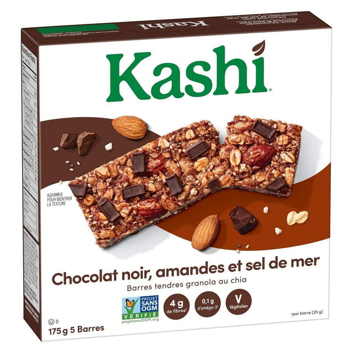 Kashi Chia Granola Chocolate Almond and Sea Salt, 5ct, 175g/6.17oz