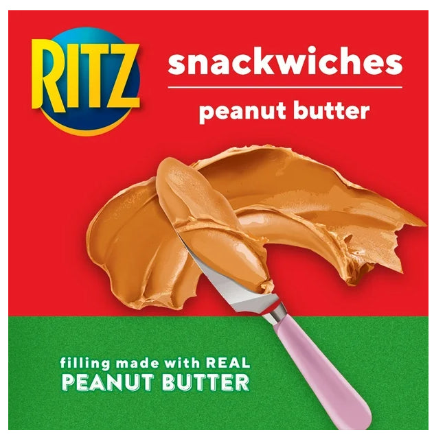 Ritz, Peanut Butter Cracker Snackwiches, 8 Packs 312g