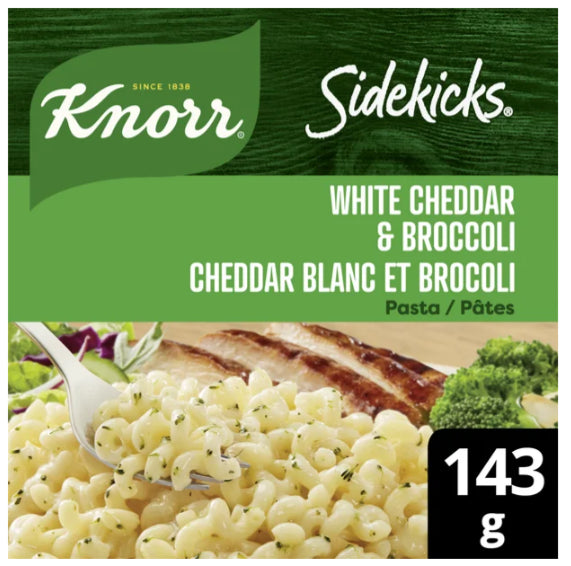 Knorr Sidekicks White Cheddar & Broccoli Pasta Side Dish, 143g