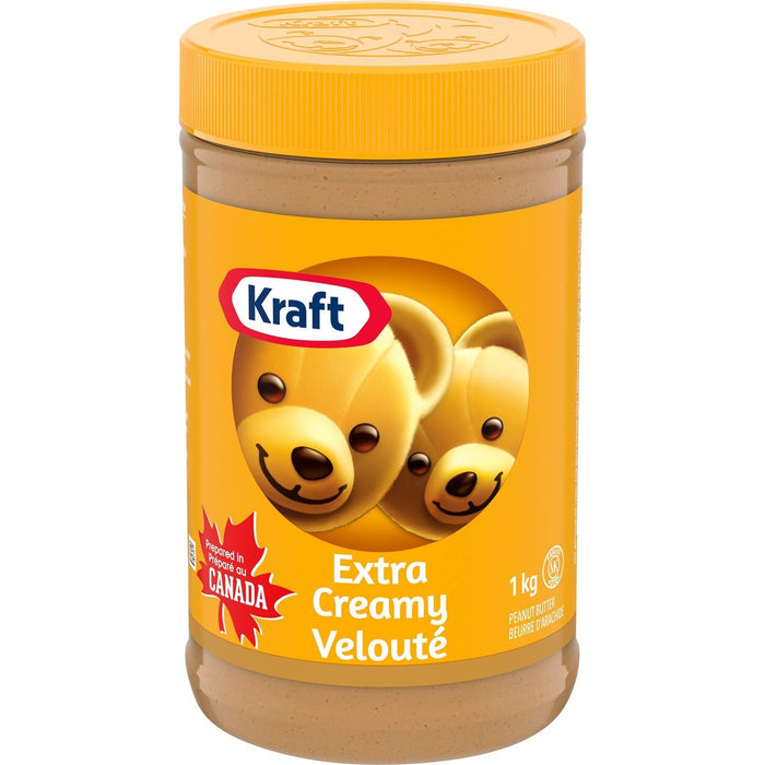 Kraft Extra Creamy Peanut Butter, 1KG