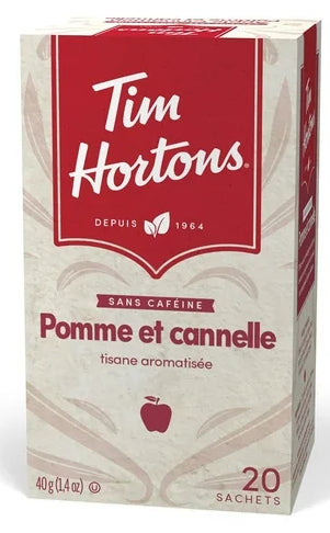 Tim Hortons Apple Cinnamon Tea, 20 pack, 40g